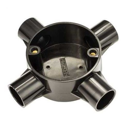 20MM 4WAY INTERSECTION BOX BLACK