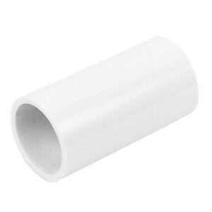 25MM HEAVY GAUGE COUPLER WHITE