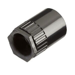 25MM FEMALE ADAPTOR BLACK