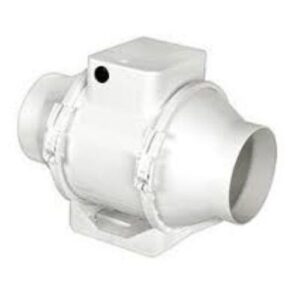 AIRFLOW AV150B AVENTA 150MM INLINE FAN (NO TIMER) (405/520M3HR)