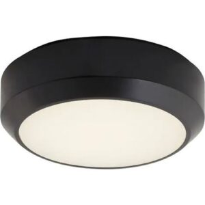 ANSELL 8W DELTA ROUND CCT LED BLACK BASE BULKHEAD