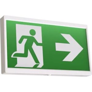 ANSELL ENDLED SEL TEST LED EXIT SIGN WITH LEGENDS