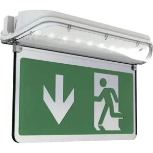 ANSELL HARRIER IP65 LED 3MNM EXIT SIGN LEGEN ST