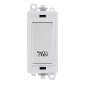 CLICK GRIDPRO POLAR WHITE 20A DP SWITCH MODULE "WATER HEATER" (POLAR WHITE INS)