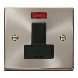 CLICK DECO VICTORIAN SATIN CHROME VP SWITCHED SPUR + NEON