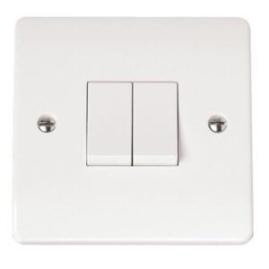CLICK MODE SWITCH PLATES 2-GANG 2 WAY 10A PLATE SWITCH