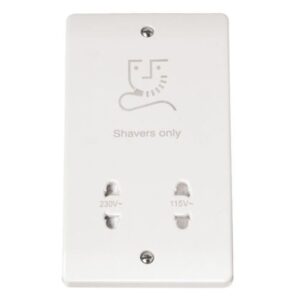 CLICK MODE SOCKET SHAVER DUAL VOLTAGE SHAVER SOCKET OUTLET
