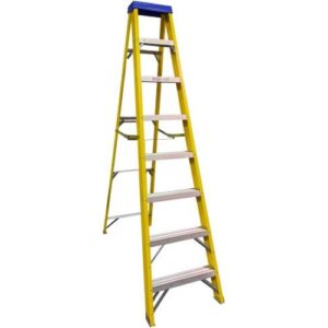 DELIGO 8-TREAD FIBREGLASS STEP LADDERS