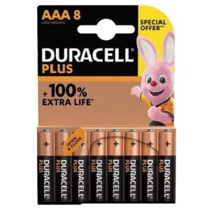 DURACELL AAA PLUS POWER (WITH POWER BOOST (8 PACK)