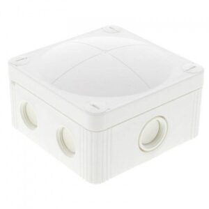 95MMX95MMX60MM IP66 WHITE J/BOX (WITH 221 WAGO TERMINALS)