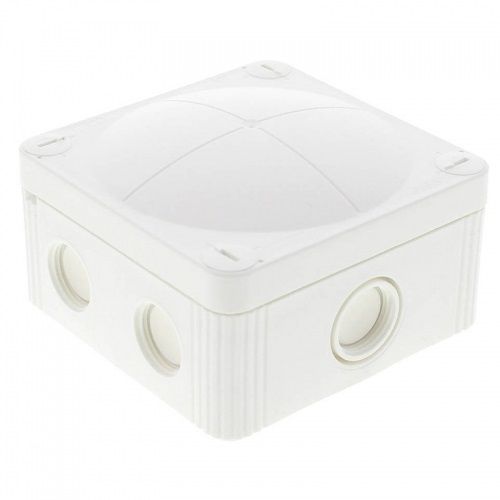 95MMX95MMX60MM IP66 WHITE J/BOX (WITH 221 WAGO TERMINALS)