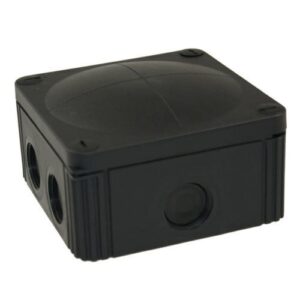 110 X 110 X 66 IP66 BLACK J/BOX (WITH 221 WAGO TERMINALS) 600ML
