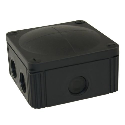 110 X 110 X 66 IP66 BLACK J/BOX (WITH 221 WAGO TERMINALS) 600ML