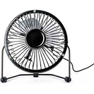 STATUS 4" BLACK USB DESK FAN