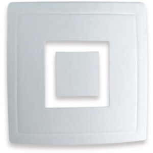 FIRSTLIGHT CERAMIC WALL LIGHT - 100W UNGLAZED WITH ACID WHITE GLASS