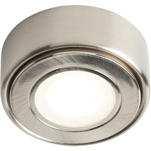 FORUM ELLEN ROUND LED CCT UNDER UNIT SATIN NICKLE LIGHT