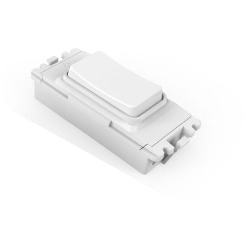 FORUM KINETIC 1G WHITE DIMMABLE GRID SWITCH(FITS FORUM FRAMES AND MK GRID)