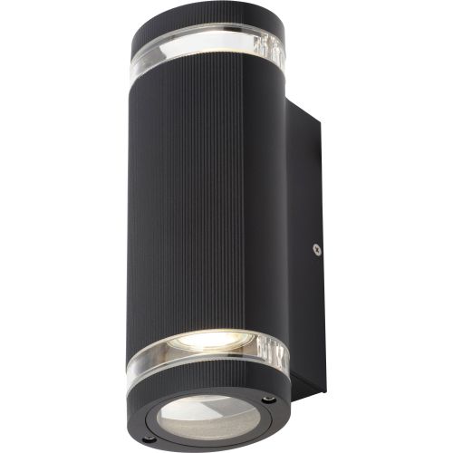FORUM HELIX BLACK UP/DOWN WALL LIGHT