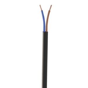 0.75MM 3182Y ROUND 2C BLACK 100 MTS (QRC4/C211)