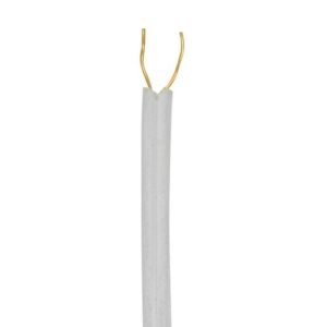 WHITE SOLID BELL WIRE (100MTRS)