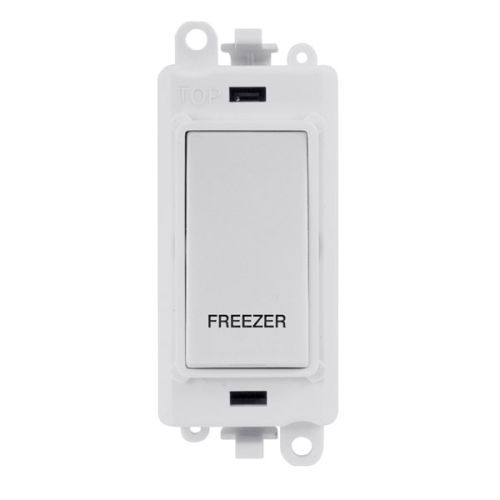CLICK GRIDPRO POLAR WHITE 20A DP SWITCH MODULE FREEZER (POLAR WHITE INS)