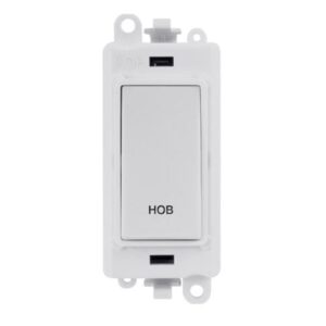 CLICK GRIDPRO POLAR WHITE 20A DP SWITCH MODULE HOB (POLAR WHITE INS)