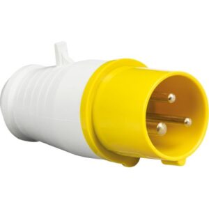 KNIGHTSBRIDGE 110V IP44 16A PLUG 2P + E