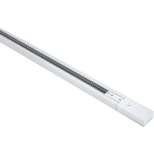 KNIGHTSBRIDGE 230V 10A SINGLE CIRCUIT TRACK WHITE 1MTR