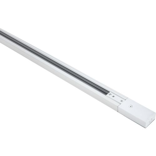 KNIGHTSBRIDGE 230V 10A SINGLE CIRCUIT TRACK WHITE 1MTR