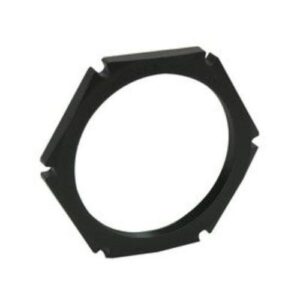 WISKA 50MM BLACK LOCKNUT (EACH)