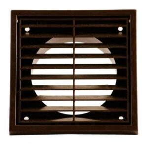 MANROSE 4" FIXED GRILL BROWN