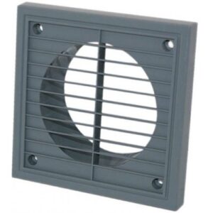 MANROSE 4" FIXED GRILL GREY