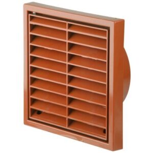 MANROSE 4" FIXED GRILL TERRACOTTA