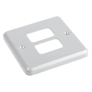 MK 1G 2-MODULE METALCLAD GRID FRONTPLATE
