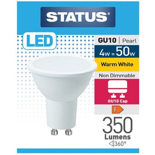 STATUS LED GU10 4.5W=345L=50W 100° W/W