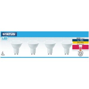 STATUS (PK4) LED GU10 4.5W=50=350L 100D WW