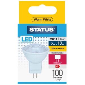 STATUS LED MR11 35MM 2W=100L=12W 12V 60° W/W