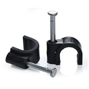 6MM ROUND CLIPS BLACK (10PK)