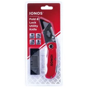 IONOS FOLDING LOCKING UTILITY KNIFE