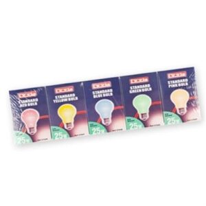 LYVIA 25W ES GLS ASSORTED COLS (PK10)