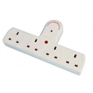 SP40 13A 4 G ANTI-SURGE PLUG-IN EXT SKT