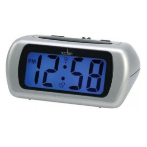 ACCTIM ACCTIM AURIC SILVER ALARM CLOCK
