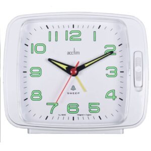 ACCTIM ADA WHITE BELL ALARM CLOCK