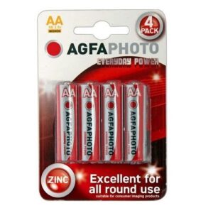 AGFA AA R6 ZINC 4/CARD 12/BOX BATTERY
