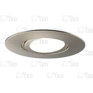ALL LED ICAN75 SATIN NICKEL ULTRA SLIM TWIST & LOCK ADJUSTABLE BEZEL, IP20