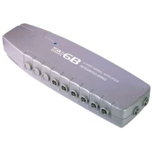 6 WAY 0-11DB UHF-FM-DAB AERIAL AMP