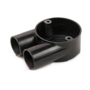 20MM 2-WAY BLACK U-BOX