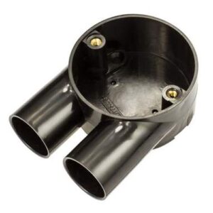 25MM 2-WAY BLACK U-BOX