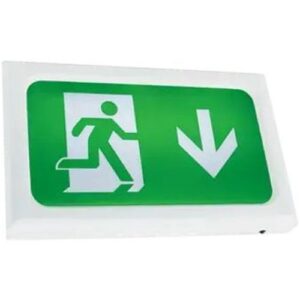 ANSELL WHITE 2.5W LED ENCORE MAINT/N.MAINT EMERGENCY EXIT BOX