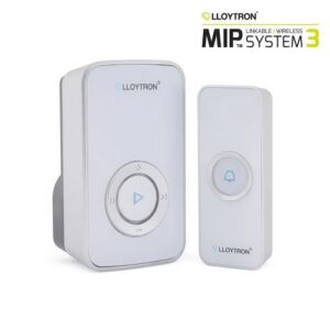 MIP3 PLUG-IN DOOR CHIME WHITE 1P + 1R